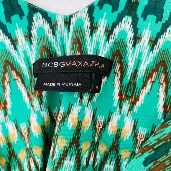 Tie Back Tank Top BCBGMaxazria Patterned S… - Picture 3 of 4